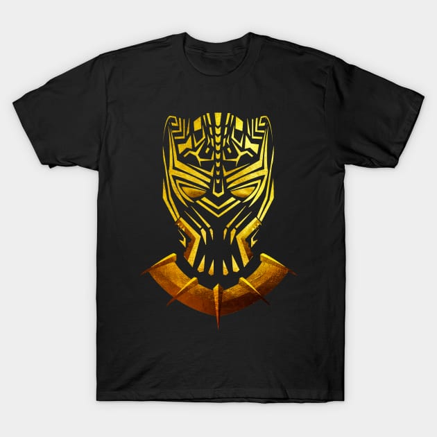 GOLDEN JAGUAR T-Shirt by raichucopper